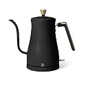 1-Liter Electric Gooseneck Kettle, 1200W Fast Heating Pour Over Coffee and Tea Kettle with Precise Spout (Black Sesame)