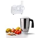 1 Litre Multipurpose Jar Compatible with Inalsa Food Processor – Suitable for Shakes, Juices, Chutney & Masala Grinding (Only Fits Model Shown in Image – Check Before Order)