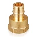 1 Pack 1/2"x1/2" PEX A Elbow 90 Degree, FNPT Adapter