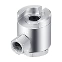 1 Pack 7/8 Inch Button Head Couplers Button Head Grease Couplers Fittings with 1/8" Threaded Outlet