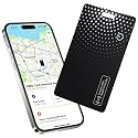 1-Pack Air Tracker Tag Wallet Tracker [Apple MFi Certified] (iOS Only) Bluetooth Tracker Smart Finder for Apple Find My, iPhone Card Wallet Finder, Wireless Charging, for Bags, Keys, Passport