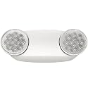 1 Pack Led Emergency Lights for Business, LED Emergency Exit Lights with Battery Backup, 2 Bug Eye Heads Adjustable Commercial Emergency Lighting Fixtures, UL 924 Certified.
