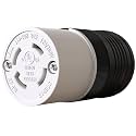 1 Pack NEMA L14-30R Locking Connector, Twist Generator Connectors, 30 Amp 125/250V 3 Pole 4 Wire Grounding, Female Extension Cord Ends, Industrial Grade Heavy Duty, UL Listed(E355464)