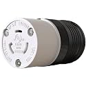 1 Pack NEMA L5-20R Locking Connector, Twist Generator Connectors, 20 Amp 125V 2 Pole 3 Wire Grounding, Female Extension Cord Ends, Industrial Grade Heavy Duty, UL Listed(E355464)