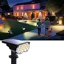 1 Pack Solar Spotlights Outdoor, Warm White Adjustable Landscape Lights