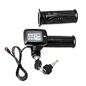 1 Pair 48V New Throttle Integrated Display for M Key Button Only Replacement for Tuttio Soleil01 for Soleil 01 Electric Dirt Bike, is Not Compatible with The One Without M