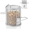 1/32″ Mesh 2 Gallon Stainless Steel Parts Wash Strainer Basket, 1 Pcs