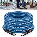 1 Pcs 1/4" X 75' Blue Carpet Cleaning Solution Hose, Regular
