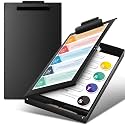 1 Pcs 11 x 17 Inch Aluminum Clipboard Storage, Black Holder