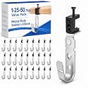 1 Pcs 3/4" Cable Support J Hook with Beam Clam J Hook Hanging Cable