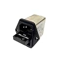 1 Pcs AC Filter Socket with Switching Fuse Power Filter CW2C-10A-T CW2B 06 3(CW2B -03A -T Small Switch Fuse)