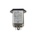 1 Pcs AC Filter Socket with Switching Fuse Power Filter CW2C-10A-T CW2B 06 3(CW2A -10A -T with Insurance)