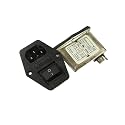 1 Pcs AC Filter Socket with Switching Fuse Power Filter CW2C-10A-T CW2B 06 3(CW2C -03A -T Large Switch Fuse)