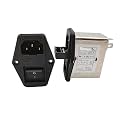 1 Pcs AC Socket Fuse Switch Filter CW2B-06A-T CW2C-10A-T CW2A-10A-T(CW2C -06A -T 6A Fuse)