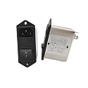 1 Pcs AC Socket Fuse Switch Filter CW2B-06A-T CW2C-10A-T CW2A-10A-T(CW2C -10A -T -F2 02 10A Double Fuse)
