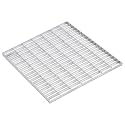 1 Pcs Galvanized Steel Drain Grate 28 x 28 Inch Heavy Duty Outdoor Drain Cover Class Channel Grate Rust Proof Metal Sewer Silver for Garage, Sewer, Dowmspout, Driveway, Yard