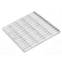 1 Pcs Galvanized Steel Drain Grate 18 x 18 Inch Heavy Duty Outdoor Drain Cover Class Channel Grate Rust Proof Metal Sewer Silver for Garage, Sewer, Dowmspout, Driveway, Yard
