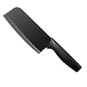 1 Pcs Kitchen Butcher Knife Stainless Steel Multi-Purpose Knife, Best for Home Kitchen and Restaurants Chef Knife Heavy Duty Chopper Meat Cleaver with Ergonomic Handle, Black
