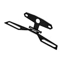 Wevdn 1 PCS Motorcycle License Plate Bracket, Adjustable Motorbike Fold License Plate Tail Light Mount Holder, Universal License Plate Holder for Scooter ATV Dirt Bike, Car Accessories