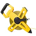 1 Pcs Saysurey 200ft/61m Open Reel Steel Tape Measure, Dual Scale