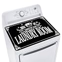 1 PCS Washer Dryer Topper, 26'' x 18'' Washer and Dryer Covers for The Top, Protective Silicone Rubber Mat, Non Slip Quick Drying Washer Dryer Cover for Home Kitchen Laundry Room