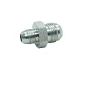 1 Piece 1/2" JIC(3/4"-16) Male x 3/8" Male JIC 37° (9/16"-18) Flare Straight Union Reducer Adapter Hydraulic Fitting