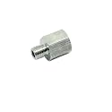1 Piece 1/8" NPT Pipe Female x M8*1 Male Metric Gauge Adapter Stainless 304