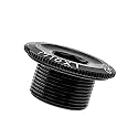 1 Piece Bike Crankset Arm Bolt Aluminum Alloy Bicycle Crank Arm Screws Crank Fixing Bolt Axis Nut Cover (M18*11mm -Black)