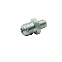 1 Piece Pipe Adapter 3/8" Male 37° Flare JIC(9/16"-18) x 1/8" Male NPT Plated Steel Hydraulic fitting