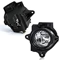 1 Set Compatible With Toyota Hilux Vigo MK7 2011 2012 2013 2014 2015 Car Front Bumper Fog Lamp Assembly Halogen Bulb With Wires Accessories(LED White)