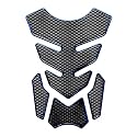 1 Set Universal 3D Motorcycle Gas Tank Sticker, Fuel Tank Protector Decal Pad Self-adhesive and Waterproof - Blue
