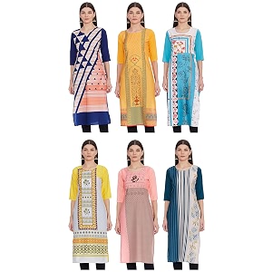 1 Stop Fashion Womens Crepe Kurta