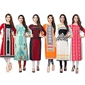 1 Stop Fashion Women39s Crepe Straight Kurta
