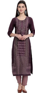 1 Stop Fashion Women Printed Straight Kurta