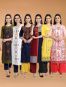 1 Stop Fashion Women Printed Straight Kurta
