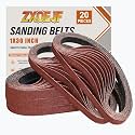 1 x 30 Inch Sanding Belts, 20 Pcs 400 Grits Sander Paper