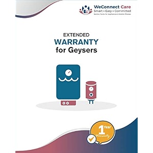 1 year extended warranty for geysers price range rs3001 to rs10000 - e mail delivery in 2 hours