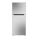 10.0 CU' Refrigerator with Freezer, Apartment Size Refrigerator Top Freezer, 2 Door Fridge with Adjustable Thermostat Control, Freestanding, Door Swing, Stainless Steel (FR 1002 SL)