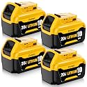 10.0AH Lithium Battery Replacement for Dewalt 20V Max Battery(2 Pieces)