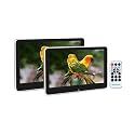 10.1'' 2G+32G Car Headrest Monitor IPS TV Display with RCA AV WiFi Mirroring Car Rear Seat Screen Video Player (10.1 Inch Mp5 2pcs)