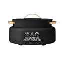 10-in-1 Electric Multi-Cooker by 6-quart, digital display, 10 cooking functions, non-stick pot, easy one-touch control Black Sesame