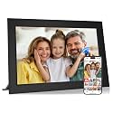 10.1 Inch Digital Photo Frames Smart WiFi Digital Photo Frame with 1280x800 IPS HD Touch Screen, 32GB Memory, Auto Rotate, Wall Mount, Share