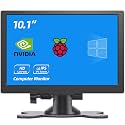 10.1 Inch HDMI Monitor 1280X800 Portable HD VGA Monitor LCD IPS Screen w/Dual-Speaker for Raspberry pi/PC/Laptop/TV/Camera/Gaming