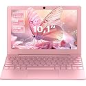 10.1-inch Portable Mini Pink Laptop Computer DDR4