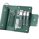 10-in-1 Manicure Kit – Stainless Steel Nail Clipper Set for Men & Women | Grooming Tools with Cuticle Remover, Nail File, Ear Pick & Tweezers in Compact Travel Case