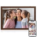 10.1" WiFi Digital Picture Frame, 1280x800 IPS HD Touch Screen, Smart Electronic Photo Frame, 16GB Storage, Auto-Rotate, Easy Setup to Share Photos or Videos Remotely via App and Email