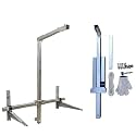 10/15/20M Cordless Galvanized Manual Winch - Folding Self-Locking Lifting Tool for Outdoor Crane Installation &amp; Air Conditioner Setup