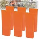 10" Felling Wedges with Spikes, Orange ABS Plastic Tree Felling Wedges