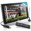 10" Portable TV,Digital TV with Antenna,Battery Operated TV