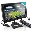 10" Portable TV,Mini TV 1080P LCD Screen with Stand for Camping